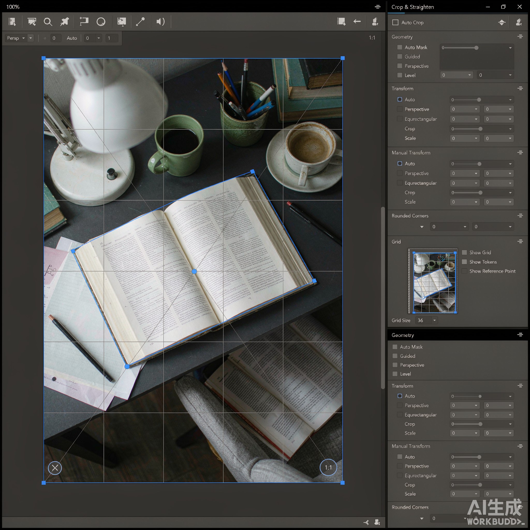 Adobe Lightroom照片调色界面实拍